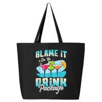 Cruise Alcohol Wine Lover Blame It On The Drink Package 25L Jumbo Tote