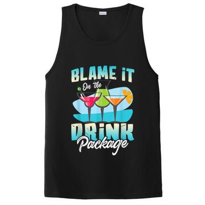 Cruise Alcohol Wine Lover Blame It On The Drink Package PosiCharge Competitor Tank