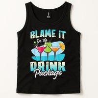 Cruise Alcohol Wine Lover Blame It On The Drink Package Tank Top