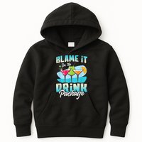 Cruise Alcohol Wine Lover Blame It On The Drink Package Kids Hoodie