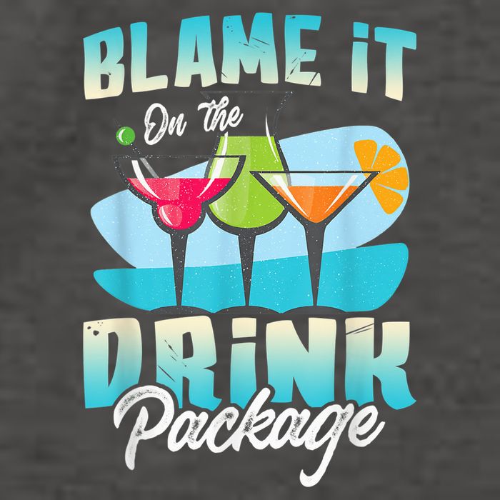 Cruise Alcohol Wine Lover Blame It On The Drink Package Vector Backpack