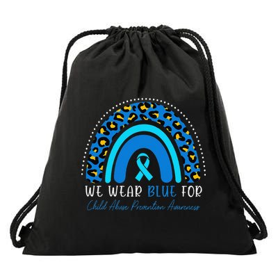 Child Abuse Warrior Child Abuse Prevention Awareness Drawstring Bag