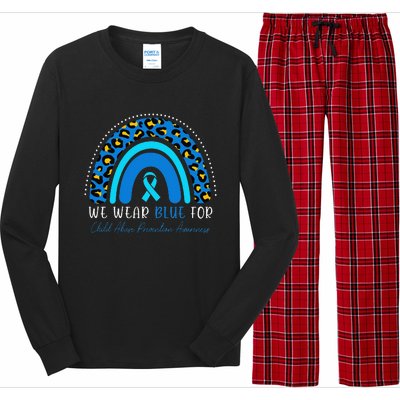 Child Abuse Warrior Child Abuse Prevention Awareness Long Sleeve Pajama Set