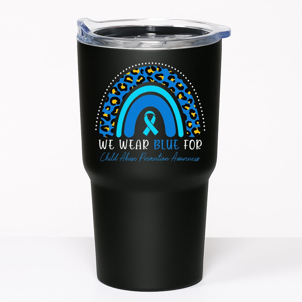 Child Abuse Warrior Child Abuse Prevention Awareness Tumbler