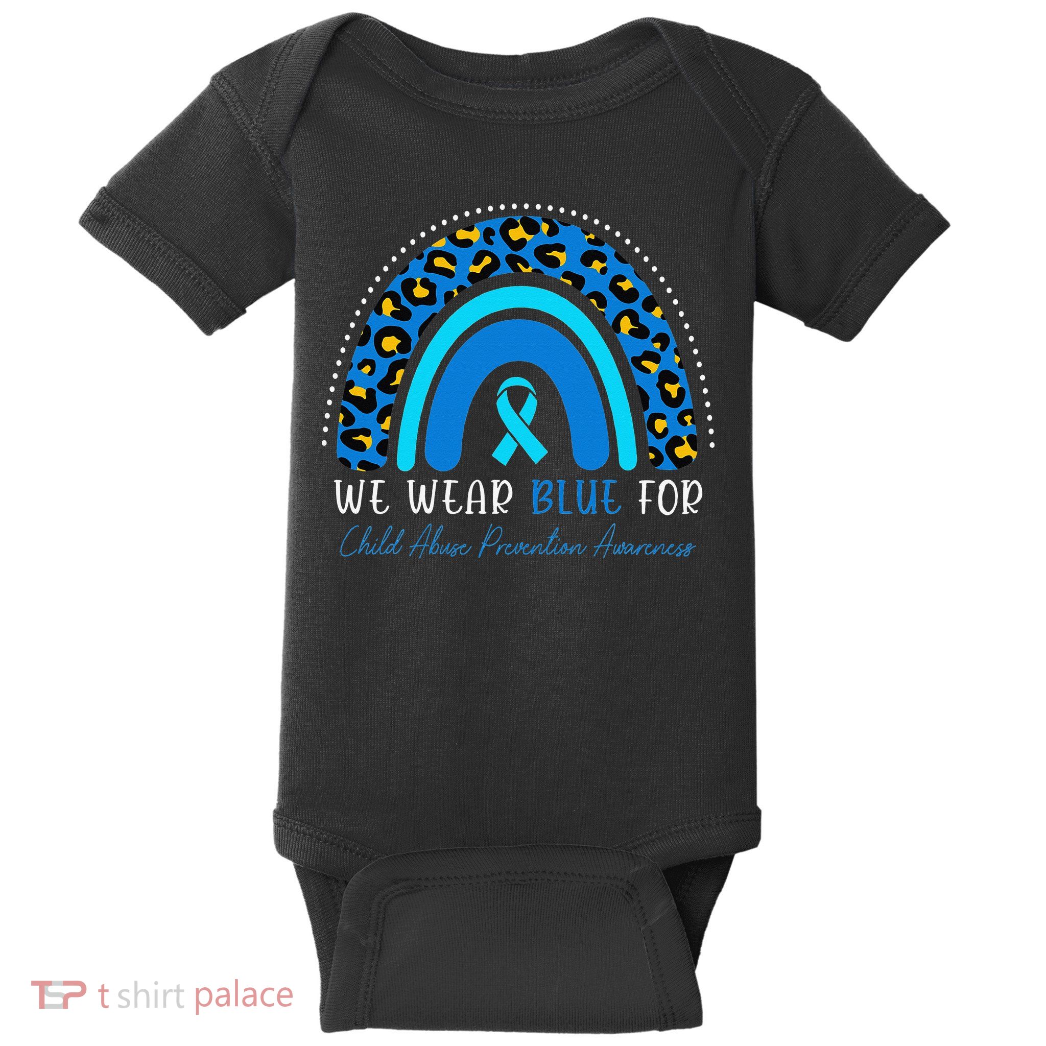 Child Abuse Warrior Child Abuse Prevention Awareness Baby Bodysuit