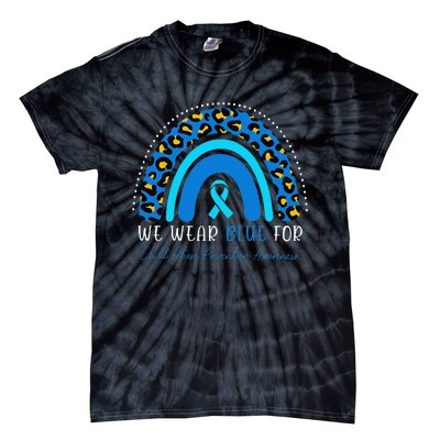 Child Abuse Warrior Child Abuse Prevention Awareness Tie-Dye T-Shirt