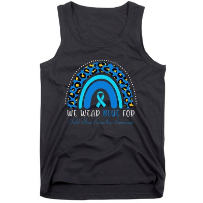 Child Abuse Warrior Child Abuse Prevention Awareness Tank Top