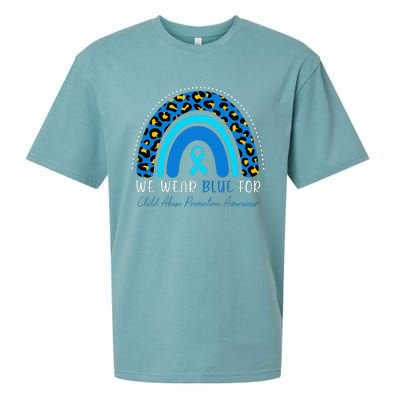 Child Abuse Warrior Child Abuse Prevention Awareness Sueded Cloud Jersey T-Shirt