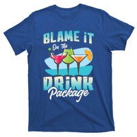 Cruise Alcohol Wine Lover Blame It On The Package Gift T-Shirt