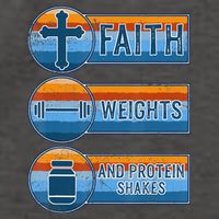 Christian Athlete Workout Gym Weightlifting Jesus Vector Backpack