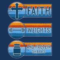 Christian Athlete Workout Gym Weightlifting Jesus Poster