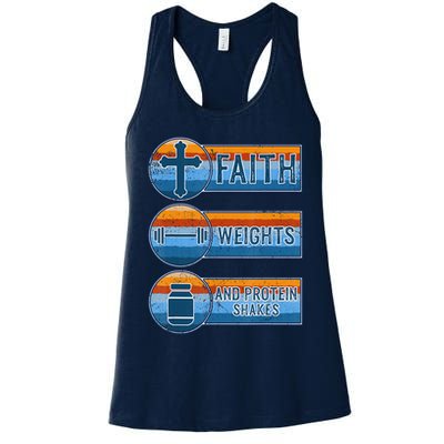 Christian Athlete Workout Gym Weightlifting Jesus Womens Tank Top