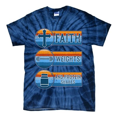 Christian Athlete Workout Gym Weightlifting Jesus Tie-Dye T-Shirt