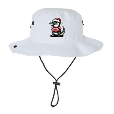 Cute Alligator With Santa Hat Christmas Xmas Florida Cartoon Legacy Cool Fit Booney Bucket Hat