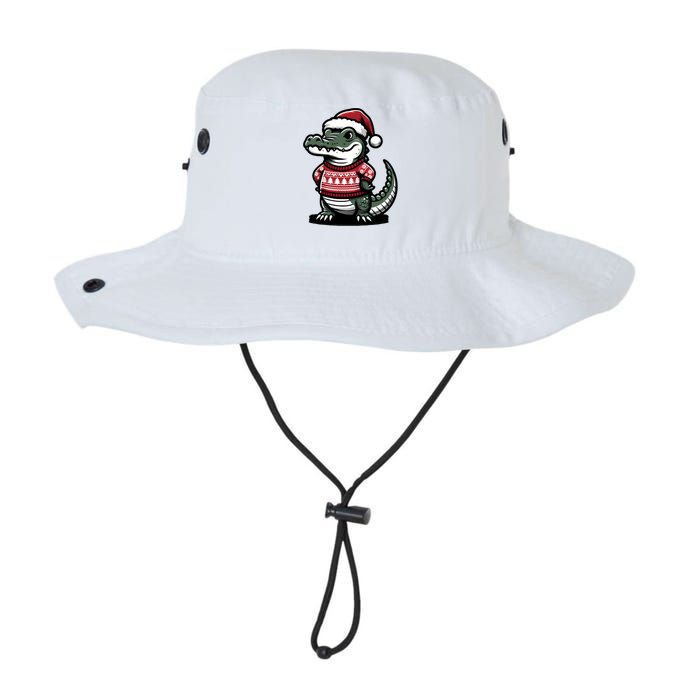 Cute Alligator With Santa Hat Christmas Xmas Florida Cartoon Legacy Cool Fit Booney Bucket Hat