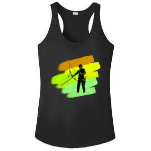 Cool Archer With Bow Rchery Fans And Bows Sport Lovers Gift Ladies PosiCharge Competitor Racerback Tank