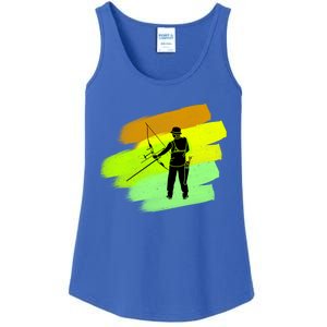 Cool Archer With Bow Rchery Fans And Bows Sport Lovers Gift Ladies Essential Tank