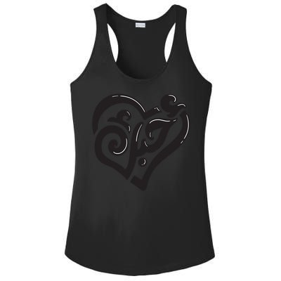 Cool Arabic Writing Love You Ladies PosiCharge Competitor Racerback Tank