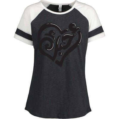 Cool Arabic Writing Love You Enza Ladies Jersey Colorblock Tee