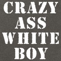 Crazy Ass White Boy Cotton Canvas Backpack