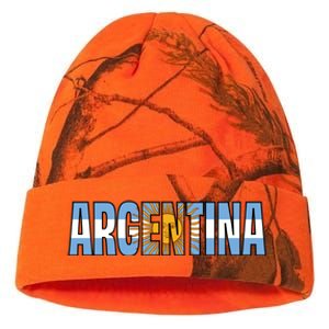 Cool Argentina Word Mashup Country Flag Kati Licensed 12" Camo Beanie