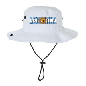 Cool Argentina Word Mashup Country Flag Legacy Cool Fit Booney Bucket Hat