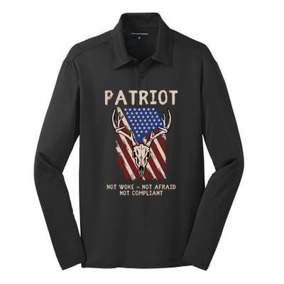 Conservative Anti Woke Politically Incorrect Silk Touch Performance Long Sleeve Polo