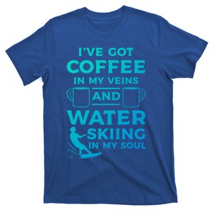 Coffee And Water Skiing Water Ski Gift T-Shirt