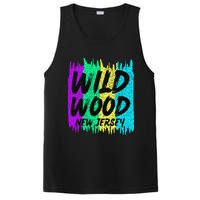 Cool Artsy Wild Wood New Jersey Beach Lover Boardwalk PosiCharge Competitor Tank