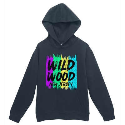 Cool Artsy Wild Wood New Jersey Beach Lover Boardwalk Urban Pullover Hoodie