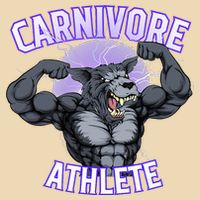 Carnivore Athlete (Werewolf Design) Zip Tote Bag