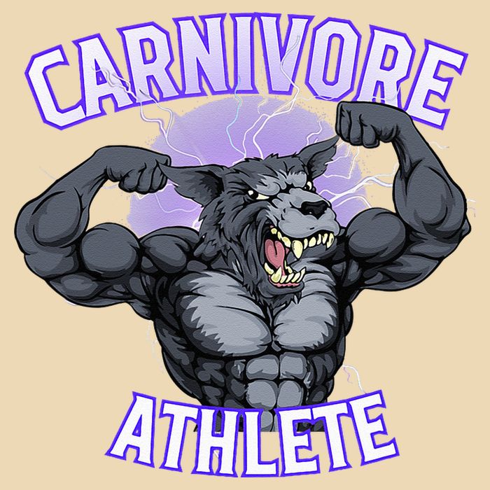 Carnivore Athlete (Werewolf Design) Zip Tote Bag