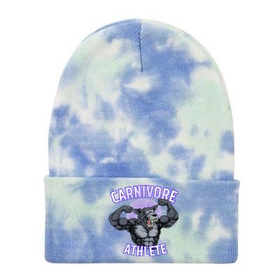 Carnivore Athlete (Werewolf Design) Tie Dye 12in Knit Beanie