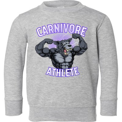 Carnivore Athlete (Werewolf Design) Toddler Sweatshirt