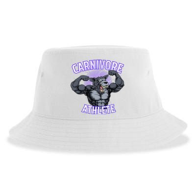 Carnivore Athlete (Werewolf Design) Sustainable Bucket Hat