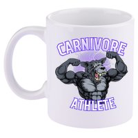 Carnivore Athlete (Werewolf Design) 11oz C Handle Ceramic Mug