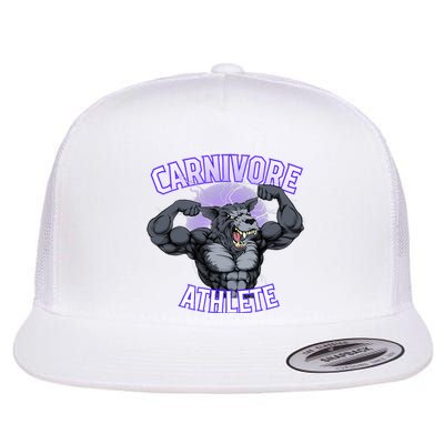 Carnivore Athlete (Werewolf Design) Flat Bill Trucker Hat