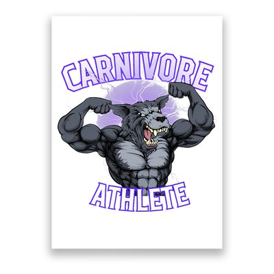 Carnivore Athlete (Werewolf Design) Poster