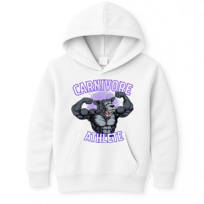 Carnivore Athlete (Werewolf Design) Kids Hoodie
