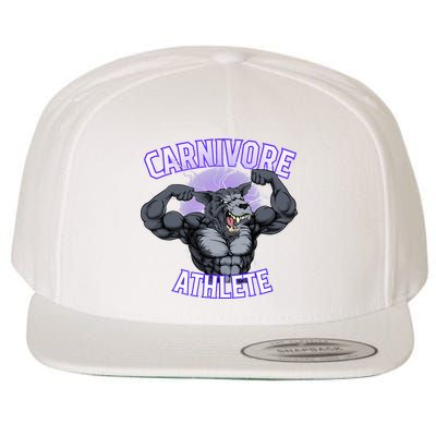 Carnivore Athlete (Werewolf Design) Wool Snapback Cap