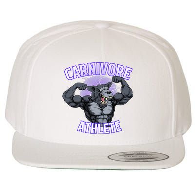 Carnivore Athlete (Werewolf Design) Wool Snapback Cap