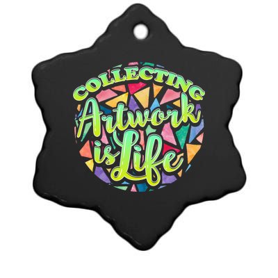 Collecting Art Work Life Museum Gallery Masterpiece Artist Funny Gift Ceramic Star Ornament