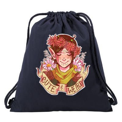 Cute And Weird Drawstring Bag