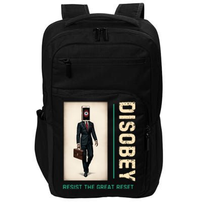 Conservative Anti Woke Resist The Great Reset Impact Tech Backpack