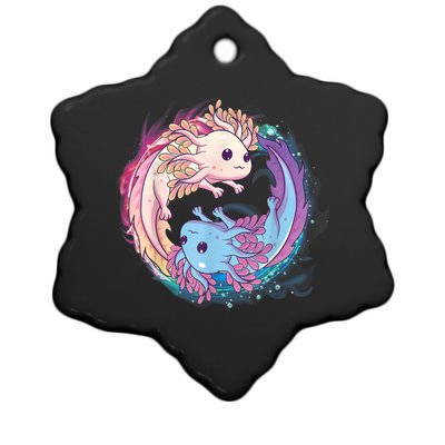 Cute Axolotl Yin Yang Plush Pets Girls Kid Official Teenager Ceramic Star Ornament