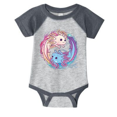 Cute Axolotl Yin Yang Plush Pets Girls Kid Official Teenager Infant Baby Jersey Bodysuit