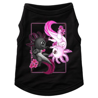 Cute Axolotl Yin Yang Plush Pets Cherry Blossom Doggie Tank