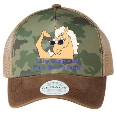 ClipClop And You Don't Stop Horse Legacy Tie Dye Trucker Hat