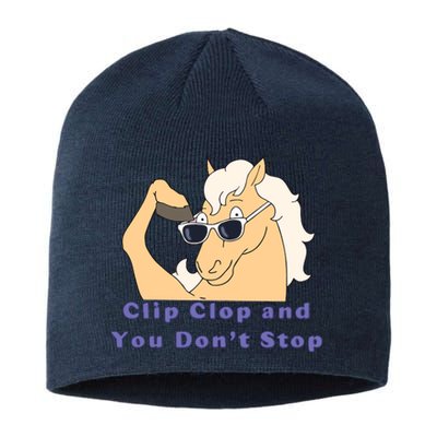 ClipClop And You Don't Stop Horse Sustainable Beanie