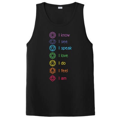 Chakra Alignment Yoga Meditation Spiritual PosiCharge Competitor Tank